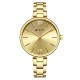 Женские часы Curren 9017 Gold-Gold из нержавеющей стали, золотистый классический браслет
