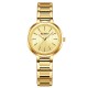Женские часы Curren 9109 Gold-Gold классические золотистый браслет с минеральным стеклом