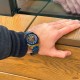 Мужские механические часы Gusto Skeleton Blue-Gold с автоподзаводом и синим браслетом
