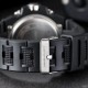 Мужские спортивные часы Sanda 739 All Black с комбинированным циферблатом и подсветкой