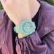 Спортивные женские часы Sanda 6005 Green с комбинированным циферблатом и подсветкой