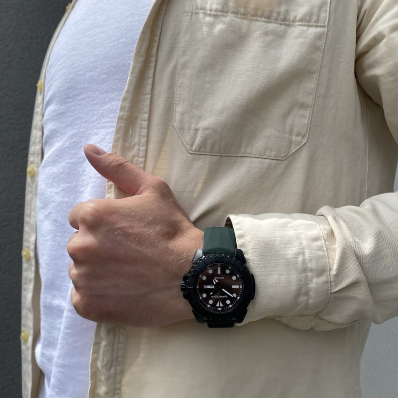 Мужские спортивные часы Sanda 3118 Black-Blue с водонепроницаемостью 50 м и календарем