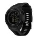 Мужские тактические часы Sanda 2125 All Black с водонепроницаемостью 5 ATM и подсветкой