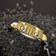 Мужские часы Sanda 3167 Gold — спортивные стрелочно-электронные с подсветкой и защитой 5 ATM