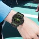 Мужские тактические часы Sanda 6025 Dark Green с комбинированным циферблатом и защитой 5 ATM