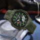 Мужские тактические часы Sanda 3360 Army Green с комбинированным циферблатом и подсветкой