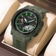 Мужские тактические часы Sanda 3360 Army Green с комбинированным циферблатом и подсветкой