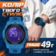 Тактические часы Sanda 2145 Black с электронным циферблатом и водонепроницаемостью 5 ATM