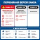 Тактические спортивные часы Sanda 2145 Green с электронным циферблатом и водонепроницаемостью 5 ATM