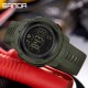 Тактические спортивные часы Sanda 2145 Green с электронным циферблатом и водонепроницаемостью 5 ATM