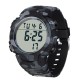 Мужские тактические часы Sanda 2182 Camo Black-White с электронным циферблатом и подсветкой