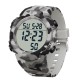 Тактические часы Sanda 2182 Camo Grey-White с электронным циферблатом и водонепроницаемостью 5 ATM