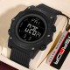Тактические часы Sanda 2159 All Black с электронным циферблатом и защитой 5 ATM