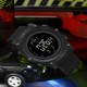 Тактические часы Sanda 2159 All Black с электронным циферблатом и защитой 5 ATM