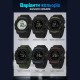 Мужские тактические часы Sanda 2159 Black-White с электронным циферблатом и водозащитой 5 ATM