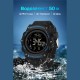 Тактические мужские часы Sanda 2159 Black-Green с электронным циферблатом и водонепроницаемостью 5 ATM