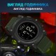 Тактические мужские часы Sanda 2159 Black-Green с электронным циферблатом и водонепроницаемостью 5 ATM