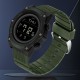 Тактические мужские часы Sanda 2159 Black-Green с электронным циферблатом и водонепроницаемостью 5 ATM