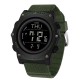 Тактические мужские часы Sanda 2159 Black-Green с электронным циферблатом и водонепроницаемостью 5 ATM
