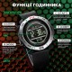 Тактические мужские часы Sanda 5106 Black-Silver с водонепроницаемостью 5 ATM и подсветкой