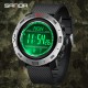 Тактические мужские часы Sanda 5106 Black-Silver с водонепроницаемостью 5 ATM и подсветкой