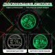 Тактические часы Sanda 5106 Black-Green с электронным циферблатом и водонепроницаемостью 5 ATM