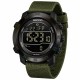 Мужские тактические часы Sanda 2213 Nylon Black-Green с электронным циферблатом и подсветкой