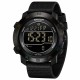 Тактические часы Sanda 2213 Nylon All Black с электронным циферблатом и подсветкой