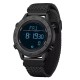 Тактические мужские часы Sanda 2218 Nylon All Black с электронным циферблатом и нейлоновым ремешком