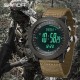 Спортивные мужские часы Sanda 6369 Nylon Brown с нейлоновым ремешком и подсветкой
