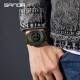 Мужские тактические часы Sanda 6369 Nylon Army Green с нейлоновым ремешком и 5 ATM