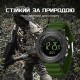 Мужские тактические часы Sanda 6369 Nylon Army Green с нейлоновым ремешком и 5 ATM