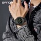Мужские тактические часы Sanda 6369 Nylon All Black с электронным циферблатом и нейлоновым ремешком