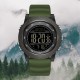 Тактические часы Sanda 6391 Silicone Green с водонепроницаемостью 5 ATM и подсветкой