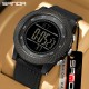 Тактические часы Sanda 6391 Nylon Black с водонепроницаемостью 5 ATM и подсветкой