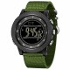 Мужские тактические часы Sanda 6391 Nylon Green с электронным циферблатом и водонепроницаемостью 5 ATM