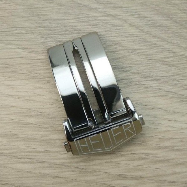 Застежка Tag Heuer Silver 22 мм для часовых ремешков (1051-0308) серебристая