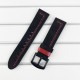 Ремешок Modfit 22 мм Black-Red STOPPED для смарт-часов (1051-0367) — силиконовый браслет
