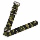 Ремешок NATO Camo A Tacs 20 мм нейлоновый камуфлированный для мужских часов
