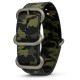 Нейлоновый ремешок NATO Camo Woodland 20 мм для мужских часов (1051-0472)