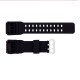 Ремінець для годинника Skmei 1356/1358/1680BK Black чорний каучуковий, 26 см