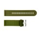 Ремешок Skmei 1518AG Army Green для часов Skmei 1518 каучуковый зеленый