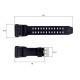 Ремешок для часов Skmei 1818BK Black черный каучуковый, длина 26.5 см (1051-0508)