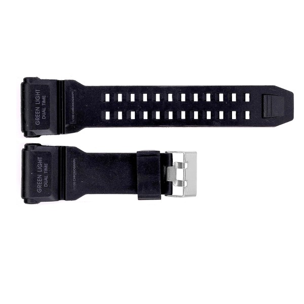 Ремешок для часов Skmei 1818BK Black черный каучуковый, длина 26.5 см (1051-0508)