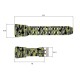 Ремінець для годинника Skmei 1818CMGN Green Camo каучуковий камуфляжний, довжина 26.5 см
