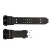 Ремешок для часов Skmei 1520BK Black черный каучуковый, длина 26.5 см