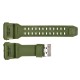Ремешок для часов Skmei 1520AG Army Green, каучуковый браслет 26.5 см для Skmei 1520