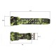 Ремешок для часов Skmei 1520CMGN Camo Green каучуковый камуфляжный для модели 1520