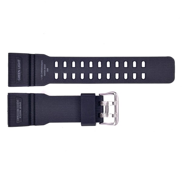 Ремешок для часов Skmei 1283/1277/1384BK Black, черный каучуковый браслет 25.5 см