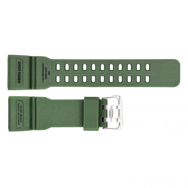 Ремешок для часов Skmei 1283/1277/1384AG Army Green каучуковый зеленый (1051-0528)